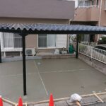 加須市　鉄骨カーポート工事