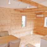 ヒノキの温もりを感じる家