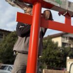 鳥居・御社工事